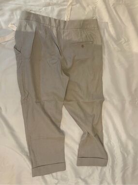 Wilfred Taupe Cropped Dress Trousers
